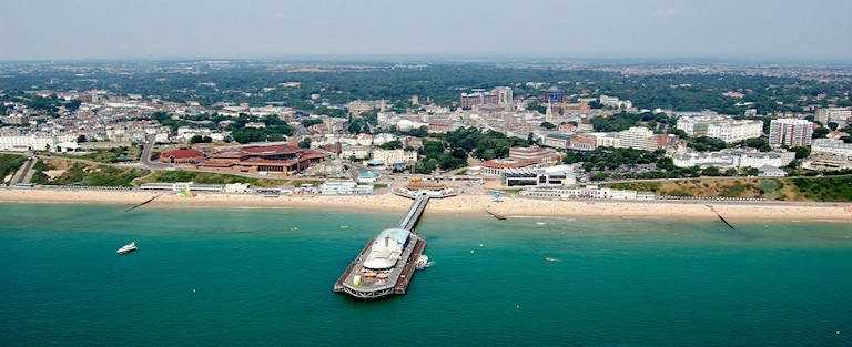 Bournemouth Pier Bird's Eye View | DRIVEU Minibus Hire