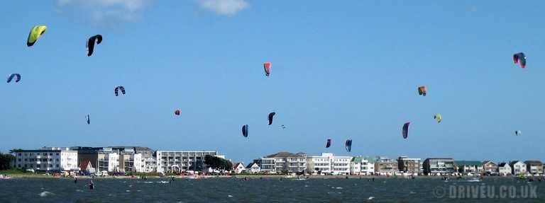 Sandbanks, Poole Windsurfing - DRIVEU Minibus Hire