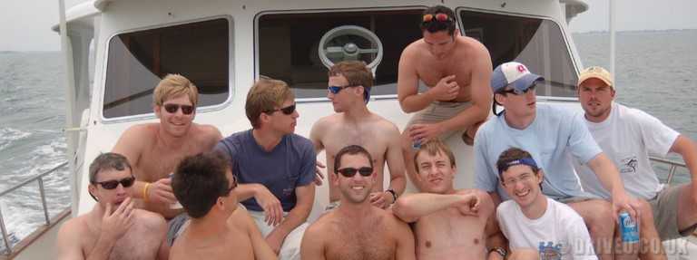 Stag Party Out in A Boat - DRIVEU Minibus Hire