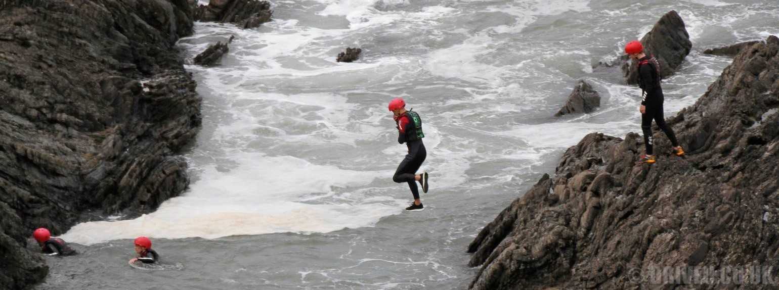 Group Coasteering Group Coasteering - DRIVEU Minibus Hire