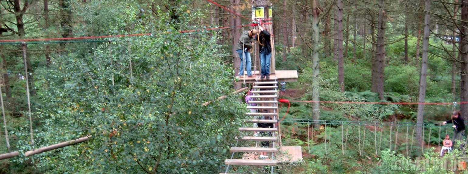 Go Ape Moors Valley Activities Go Ape Moors Valley Activities - DRIVEU Minibus Hire