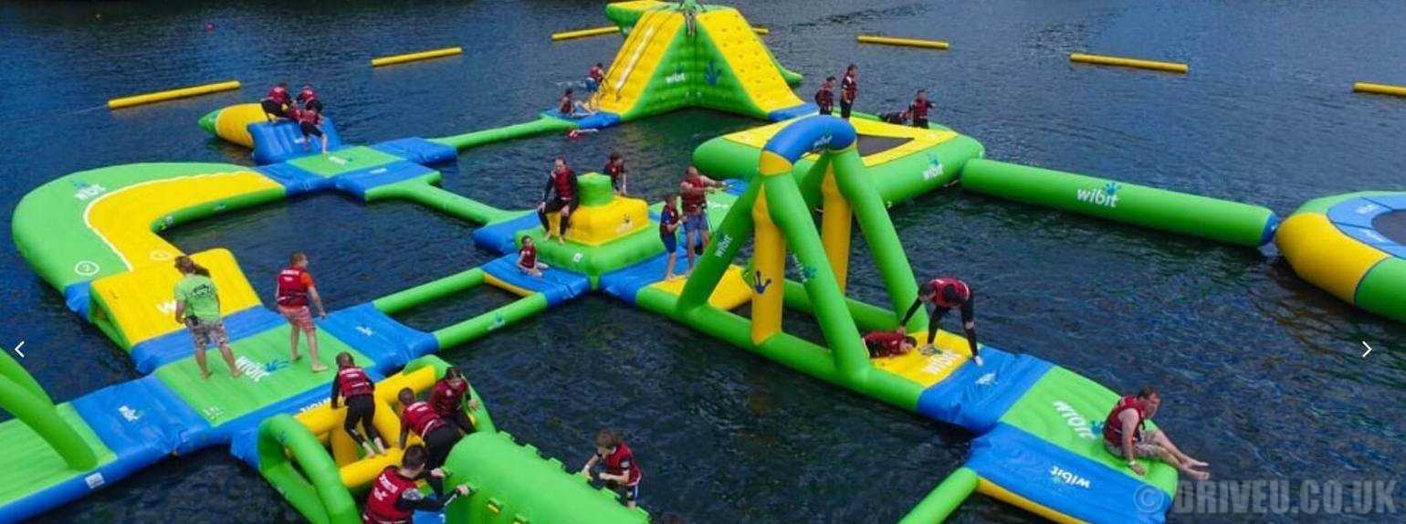 New Forest Water Park Group Activity New Forest Water Park Group Activity - DRIVEU Minibus Hire